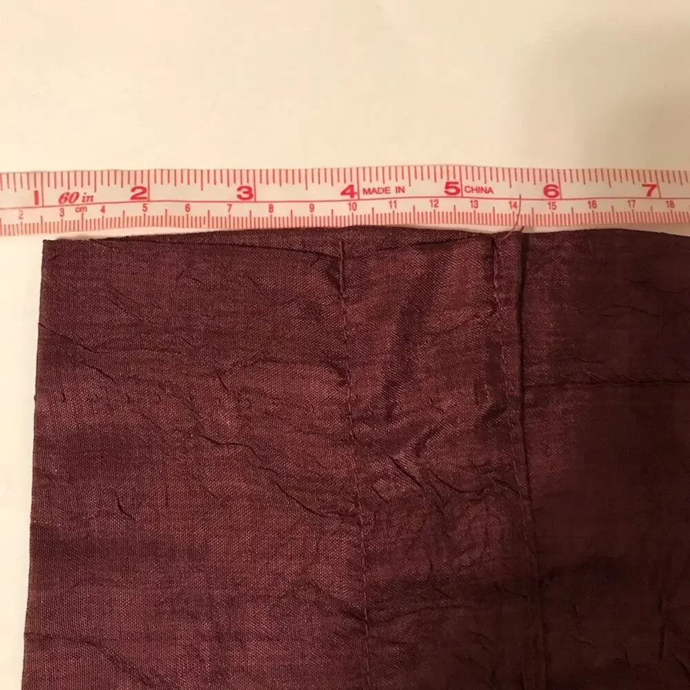 NWT Croscill Curtain Panels in Burgundy 41